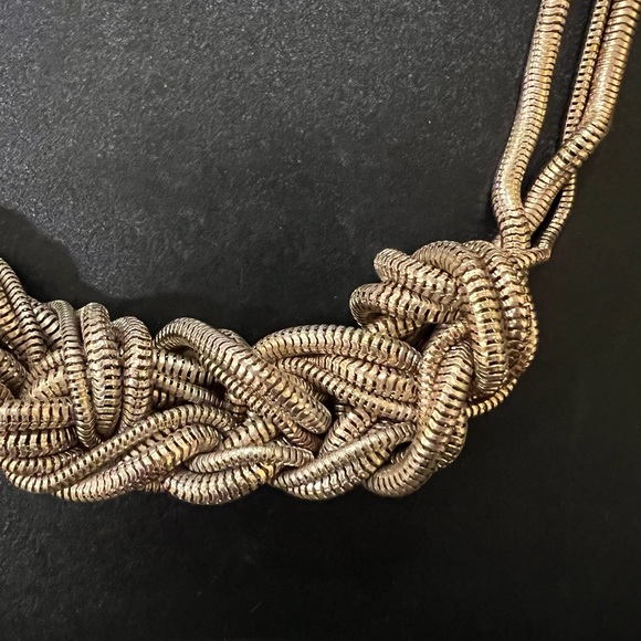 Gold Knot Necklace - Picture 2 of 2